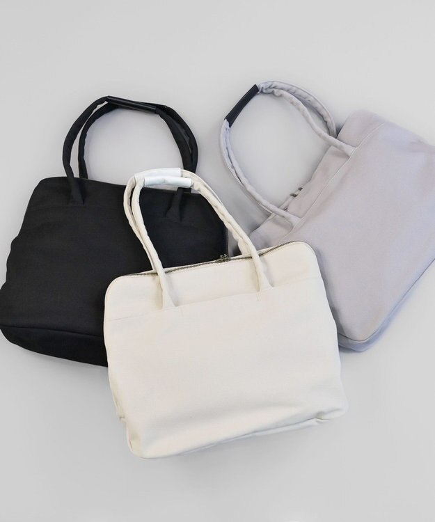 AND WOOL 帆布ショルダーバッグ ライトベージュ