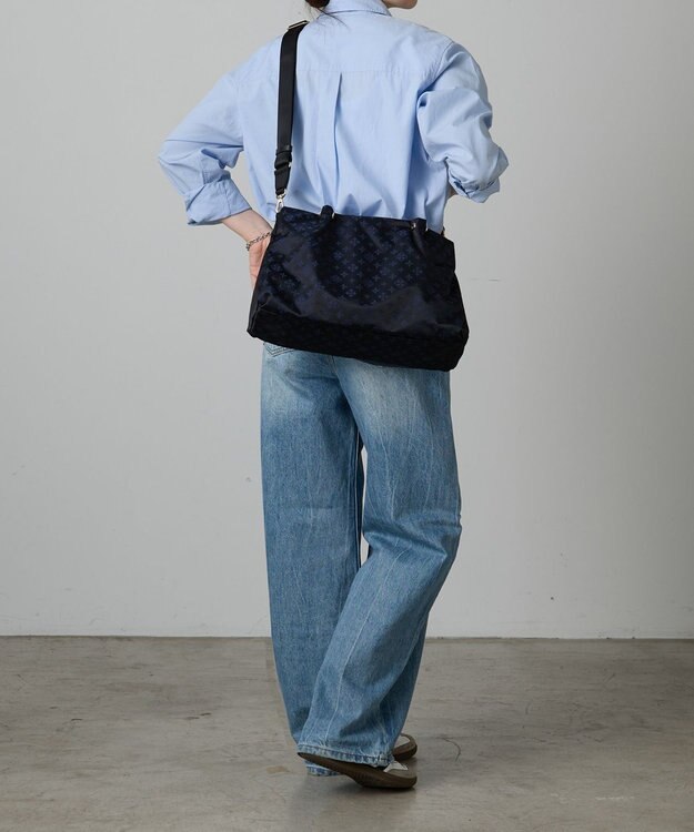 russet ナイロン三層2WAYトートバッグ(CE-1586) Black/Navy