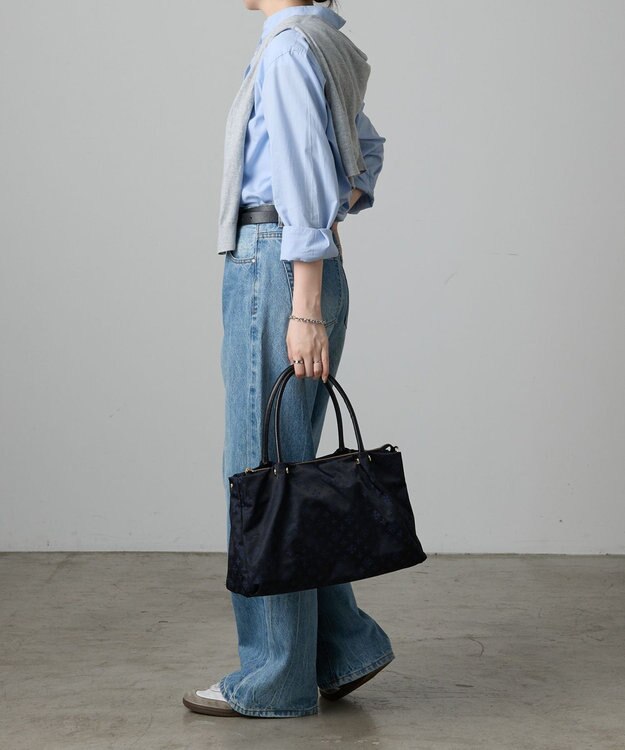 russet ナイロン三層2WAYトートバッグ(CE-1586) Black/Navy