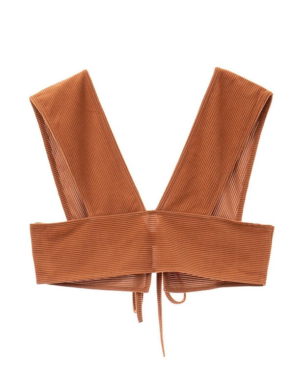 CRAFT STANDARD BOUTIQUE 2WAYカットコーデュロイビスチェ Orange