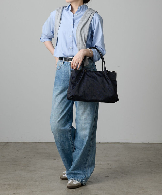 russet ナイロン三層2WAYトートバッグ(CE-1586) Black/Navy