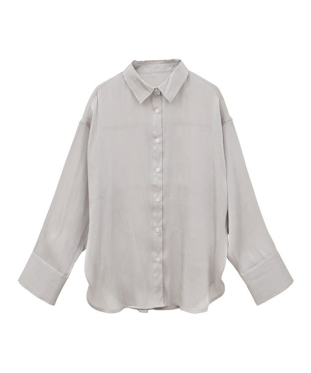 CRAFT STANDARD BOUTIQUE オーガンジーブラウス Gray