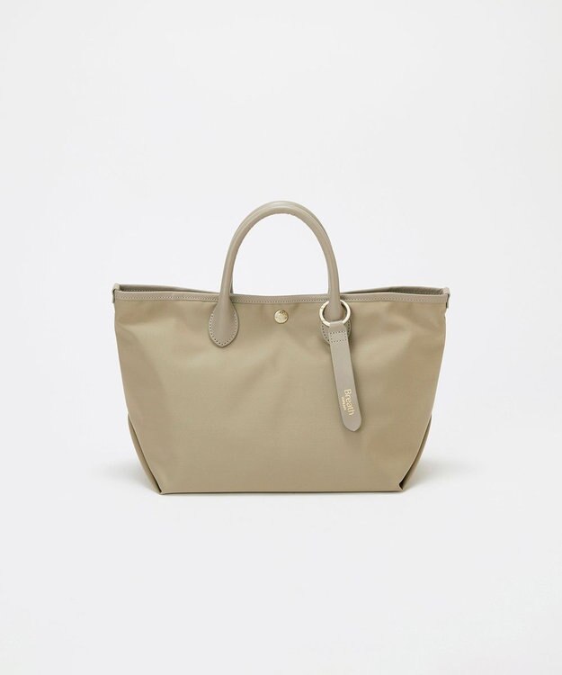 TOPKAPI 【Breath TOPKAPI】ナイロン レザーハンドル シンプル ミニ トートバッグ / 軽量 グレージュ