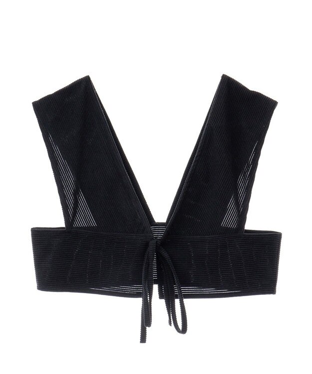 CRAFT STANDARD BOUTIQUE 2WAYカットコーデュロイビスチェ Black