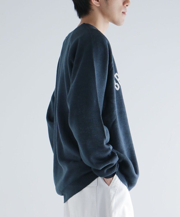 CRAFT STANDARD BOUTIQUE 【ユニセックス】アニマルジャガードニット Navy