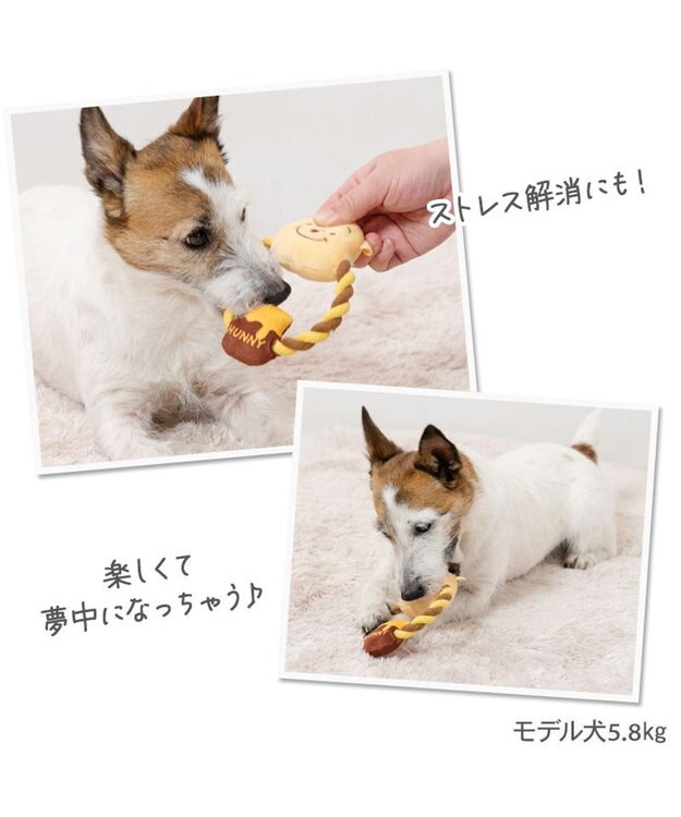 PET PARADISE ディズニー くまのプーさん ロープ おもちゃ 《プーさん/ピグレット/ティガー》 プーさん