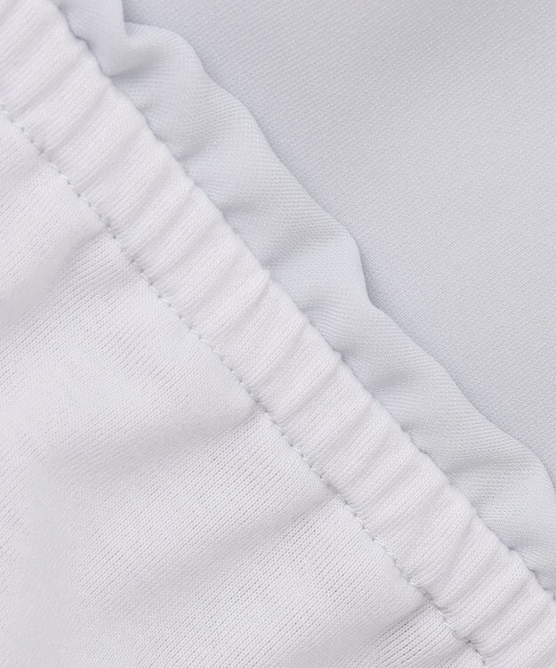 J.PRESS LADIES S ポリエステルツイル タックネック カットソー サックスブルー系