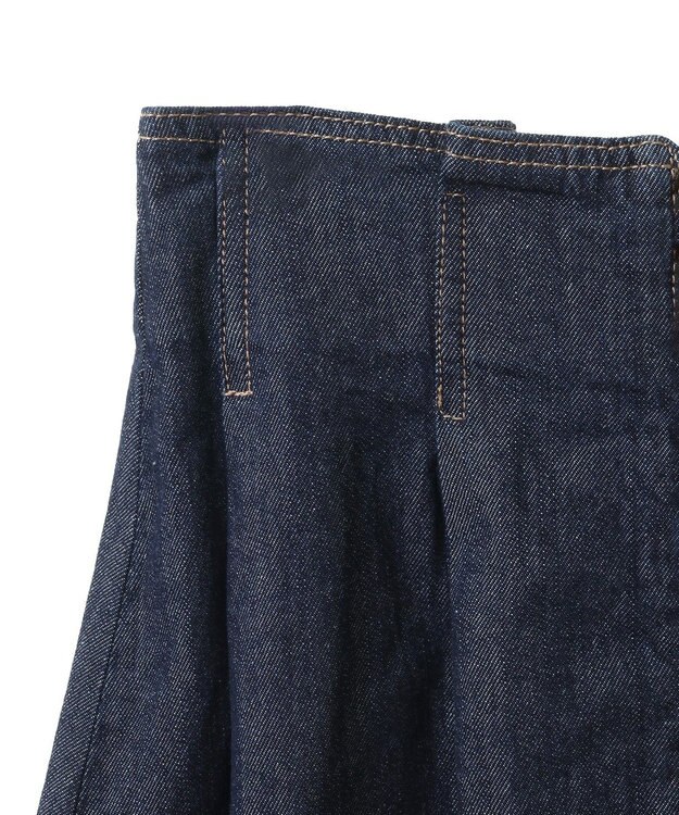 earth music&ecology フロントＺＩＰデニムスカート Indigo