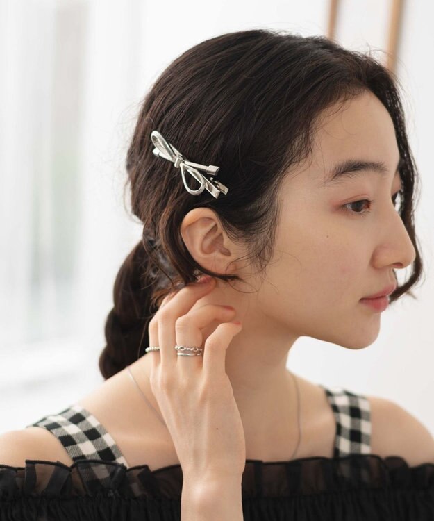 WEGO L2Pメタルナローリボンクリップ シルバー