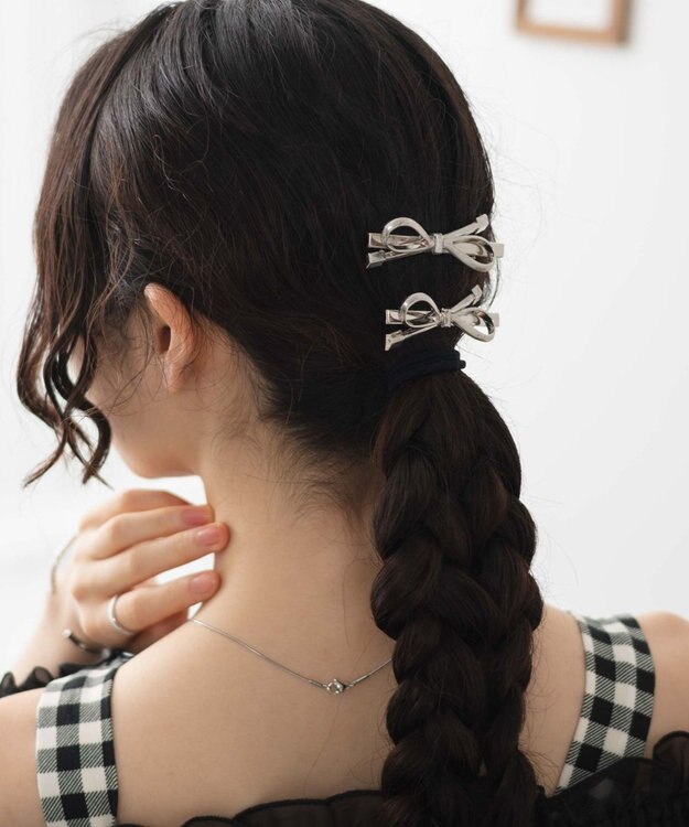 WEGO L2Pメタルナローリボンクリップ シルバー