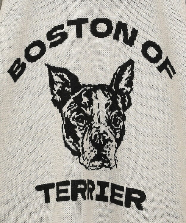 CRAFT STANDARD BOUTIQUE 【ユニセックス】アニマルジャガードニット Ivory