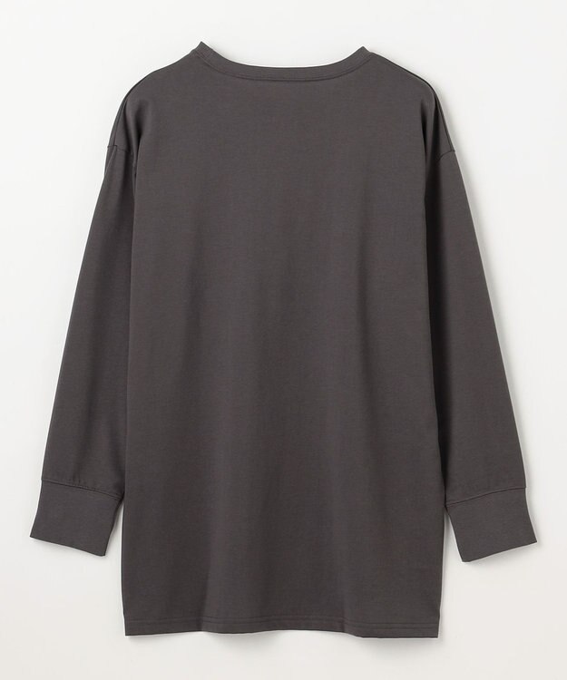 ANY ロゴロングスリーブTシャツ スレート