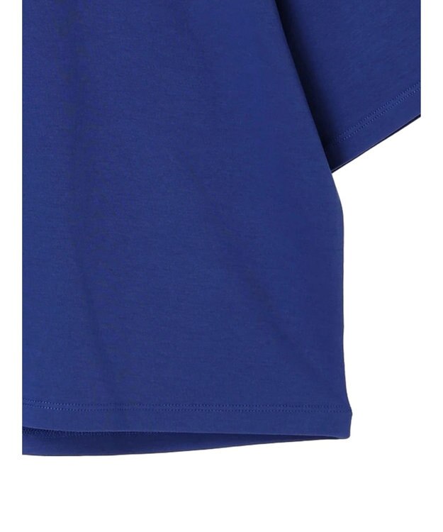 AMERICAN HOLIC モックネック５分袖カットプルオーバー Blue