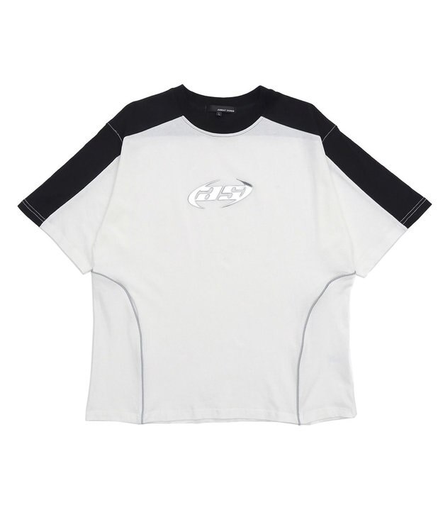 WEGO メタルプリントパイピングT（SS） ホワイト