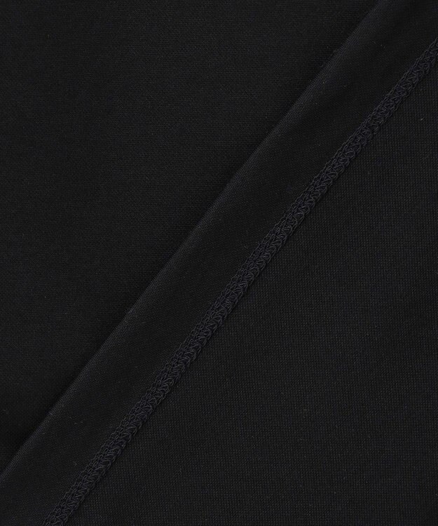 JOSEPH HOMME スビンソフトジャージー　ヘンリーネック半袖カットソー ブラック系