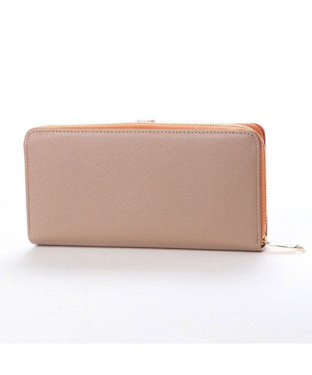 CLATHAS ブラン ラウンドファスナー長財布 ベージュ