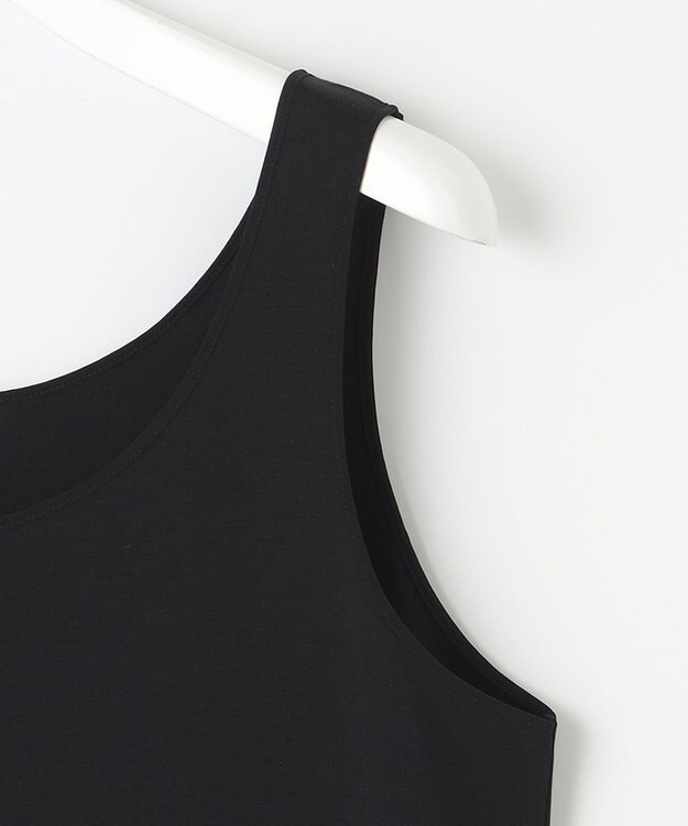 23区 【洗える】ヘルシーインナー タンクトップ ブラック系