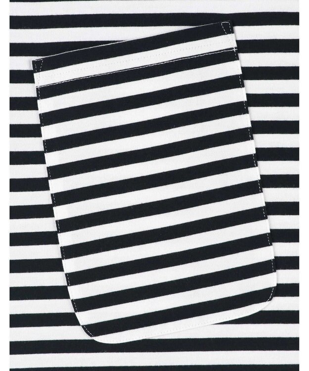 une nana cool MADE WITH LIBERTY FABRIC 綿100％ボーダー 半袖パジャマ BL