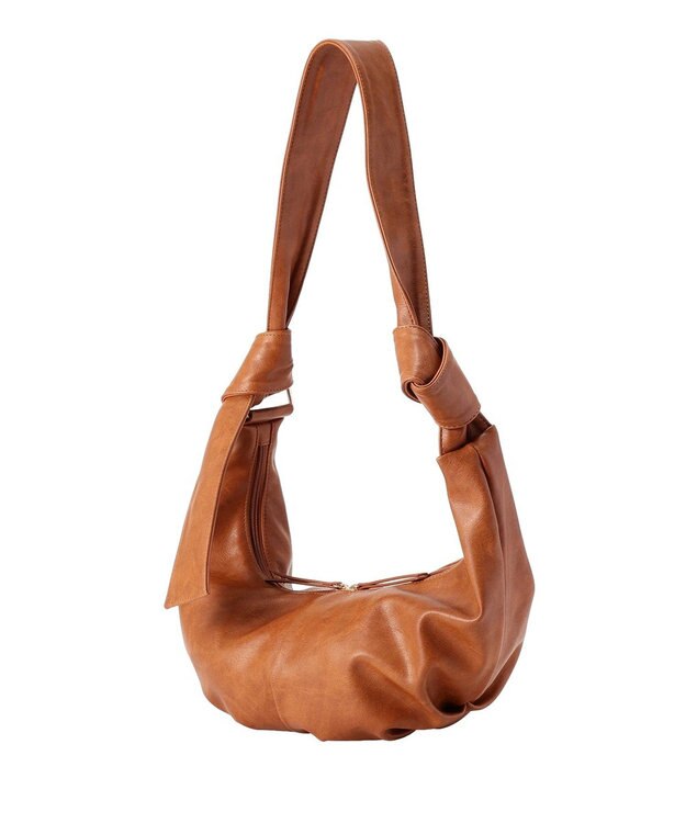 Green Parks バンドハンドルクロワッサンバック Camel