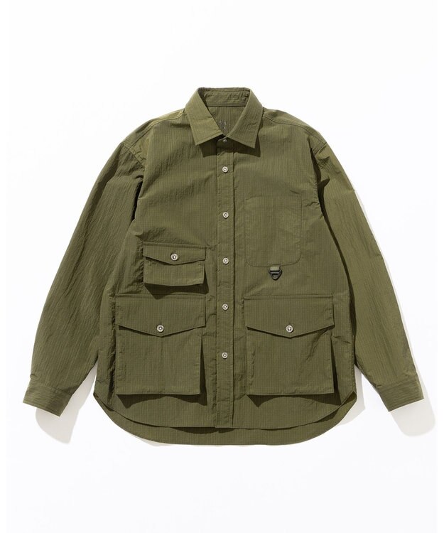 JOSEPH ABBOUD MOUNTAIN 【CREA掲載・ECO撥水・軽量】Teemu Jarviコラボシャツ カーキ系