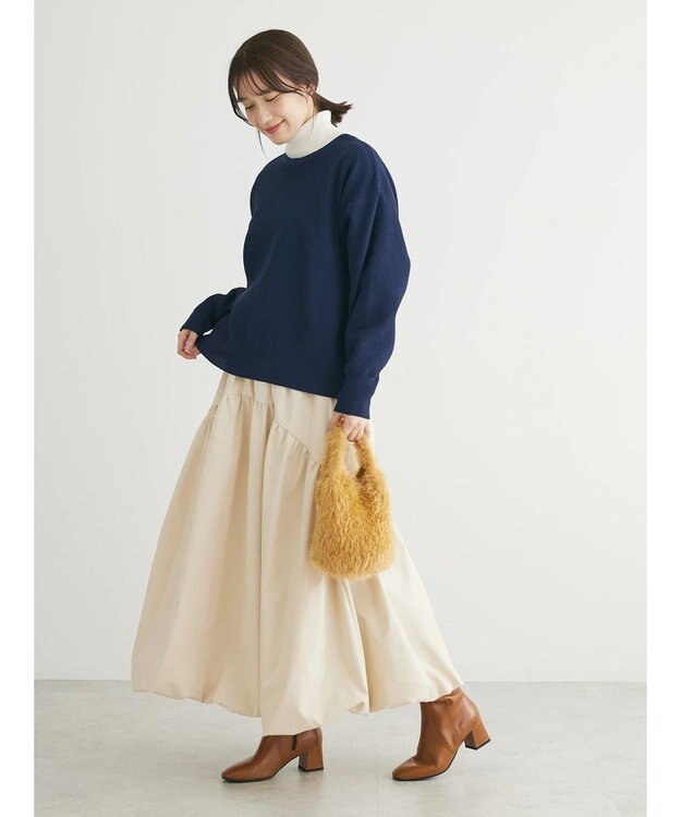 Green Parks もちやわ　タートルプルオーバー Off White