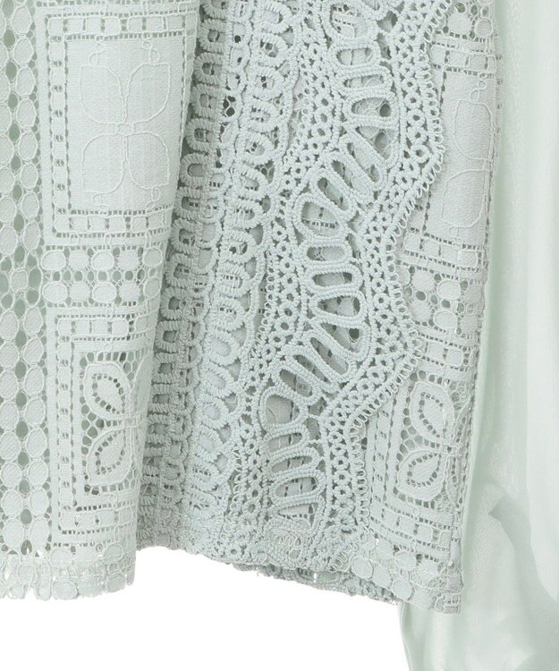 Green Parks ・Ｐｅｔｉｔ　Ｆｌｅｕｒ　イロイロレースブラウス Green