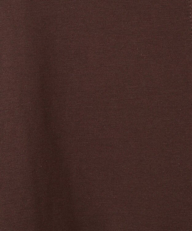 earth music&ecology ラウンドルーズロンＴ Brown