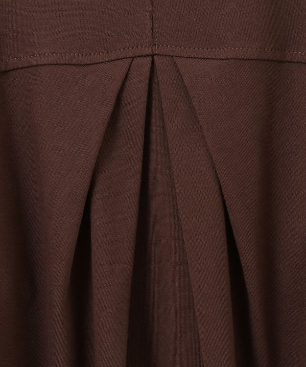 earth music&ecology ラウンドルーズロンＴ Brown