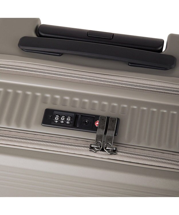 ACE BAGS & LUGGAGE ace. サルートン フロントオープンスーツケース 機内持ち込み Sサイズ 34～40L 05361 グレージュ