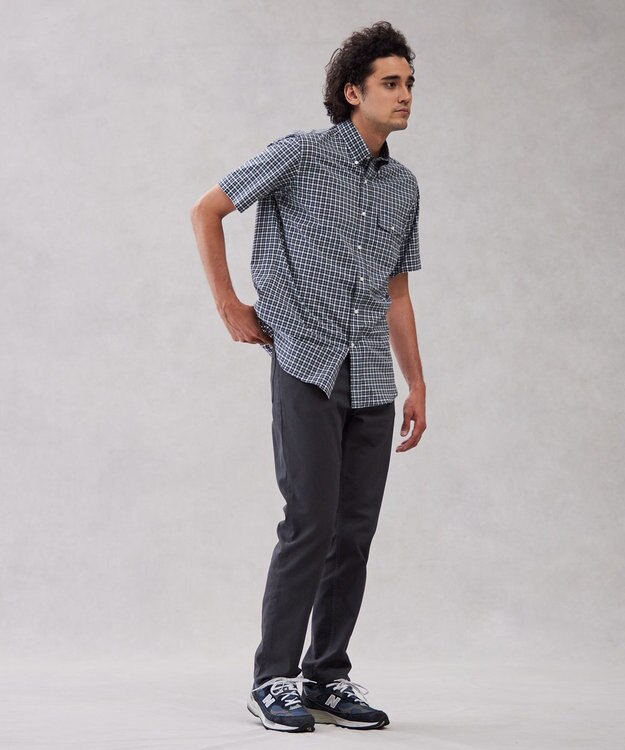 J.PRESS MEN ドビータータンマルチチェック シャツ /B.D ネイビー系3