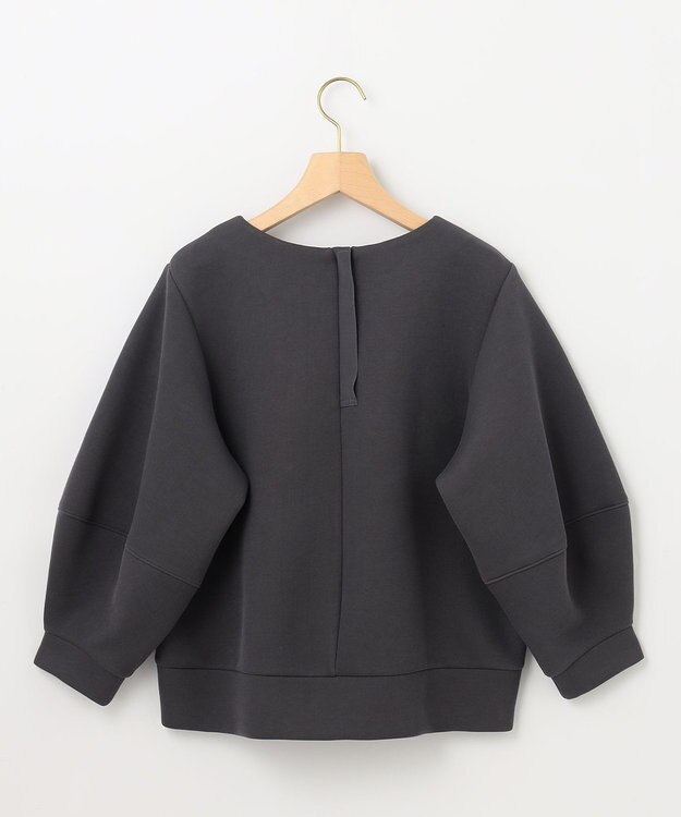 組曲 【WEB限定】パフスリーブ スウェットライクトップス グレー系