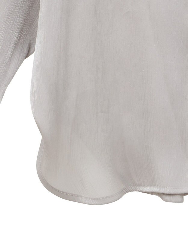 CRAFT STANDARD BOUTIQUE オーガンジーブラウス Gray