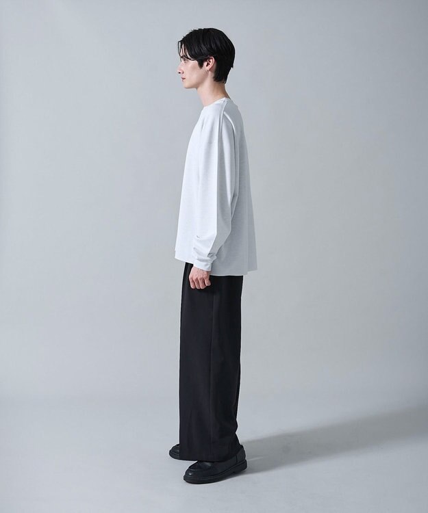 WEGO リバーシブルワンポイントT（LS） オフホワイト