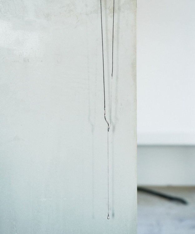 YECCA VECCA ウェーブメタルコードネックレス Silver