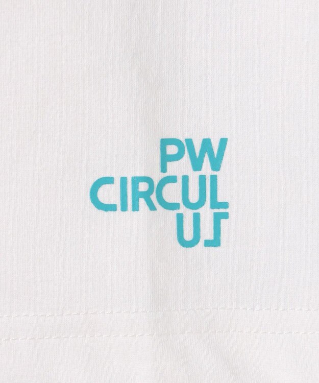 PW CIRCULUS 【MEN】POP＆WIT グラフィックモックネックT ゴルフ ホワイト系2