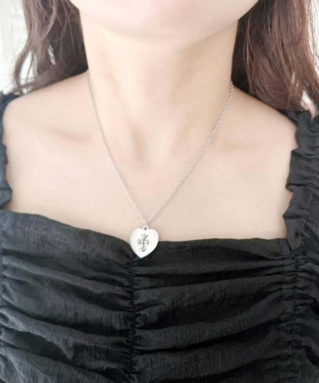 WEGO Lクロスハートネックレス 柄4