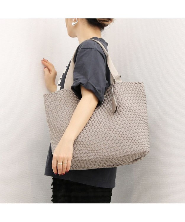 UNBILLION カシュカシュ cachecache / ネオプレーンメッシュビッグトートバッグ オーク