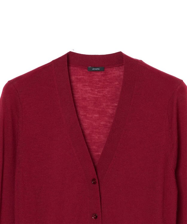 JOSEPH 【洗える】キャッシュエアー　ニットカーディガン Ruby