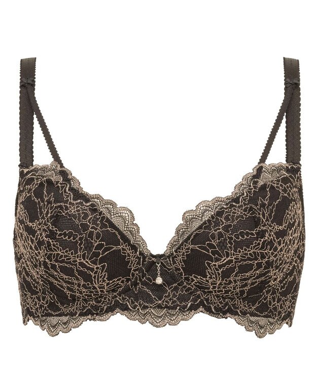 BRADELIS New York 【BRADELIS New York / 育乳補整ブラ・STEP1 集める】ジャスミンステップ1ブラ25S1 ブラデリス 補正 ブラジャー ブラック