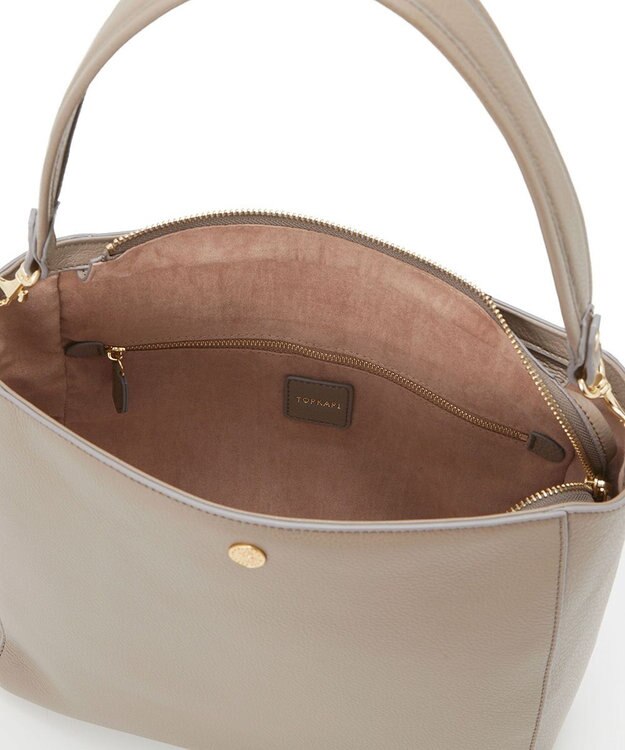 TOPKAPI 【TOPKAPI】fortuna フォルトゥナ 2way ショルダー バッグ グレージュ