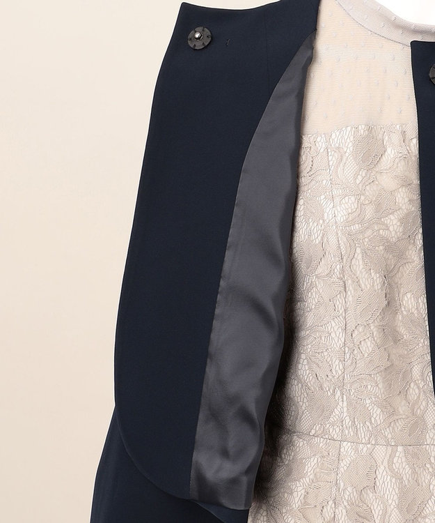 23区 【APPLAUDIR】ダブルクロス ジャケット ネイビー系