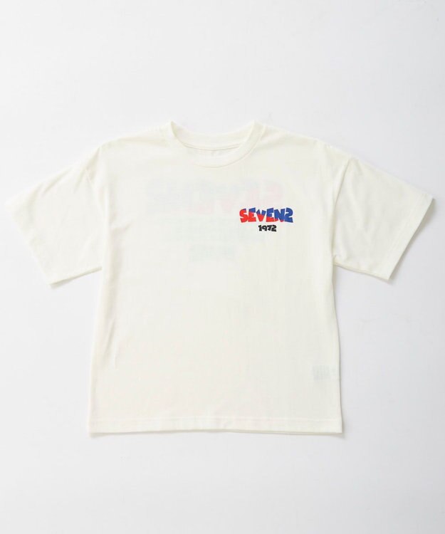 OP／FILA 【SEVEN5】プリントTシャツ ホワイト
