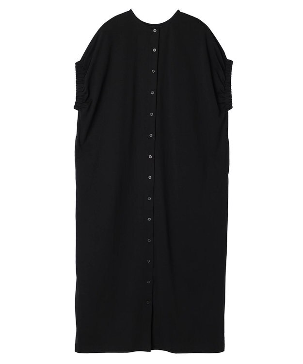 CRAFT STANDARD BOUTIQUE 接触冷感/抗菌防臭/ 前後2WAY半袖ワンピース Black