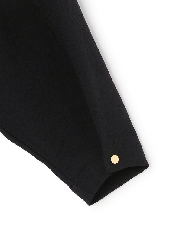 BEIGE， BROOM / スウェット風ライトフォルムプルオーバー Black