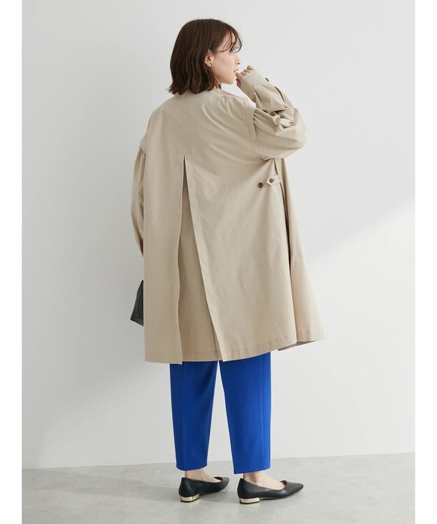 Green Parks 花粉防止　袖タックコート Beige