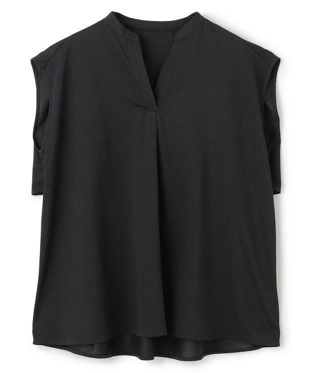 UNFILO ヒートシールドジャージー キーネック レイヤーT ブラック