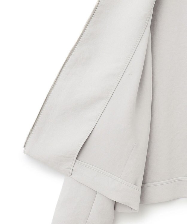 ICB L 【洗える】 ダブルクロスクレープ ブルゾン トープ系