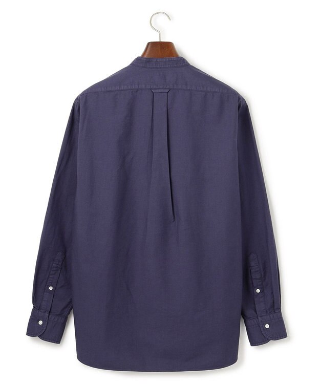 J.PRESS MEN このさりげなさが大人気【IVY COLLECTION】【UNISEX】バックブルオックスガーメントダイ シャツ ネイビー系