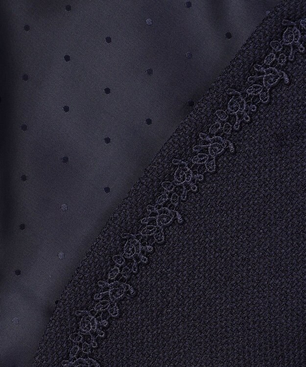 ANY KIDS ノーカラー ボレロ ジャケット ネイビー