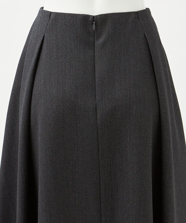 23区 【エステータ】CANONICO カバートクロス スカート チャコールグレー